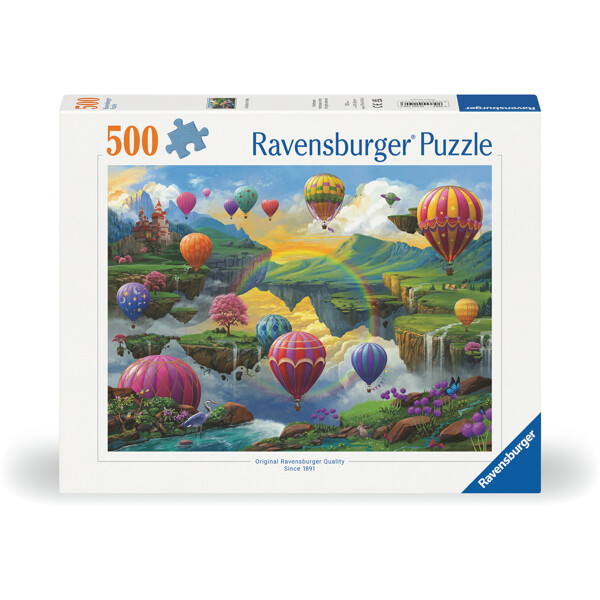 Pussel 500 Bitar Air Balloon Valley