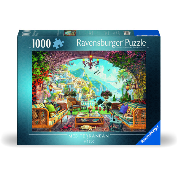 Pussel 1000 Bitar Mediterranean Terrace View