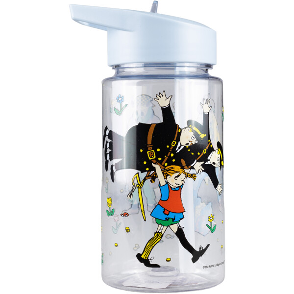 Pippi Villa Villekulla Vattenflaska Blå 500 ml