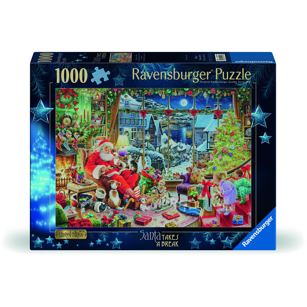 Pussel 1000 Bitar Santa Takes a Break