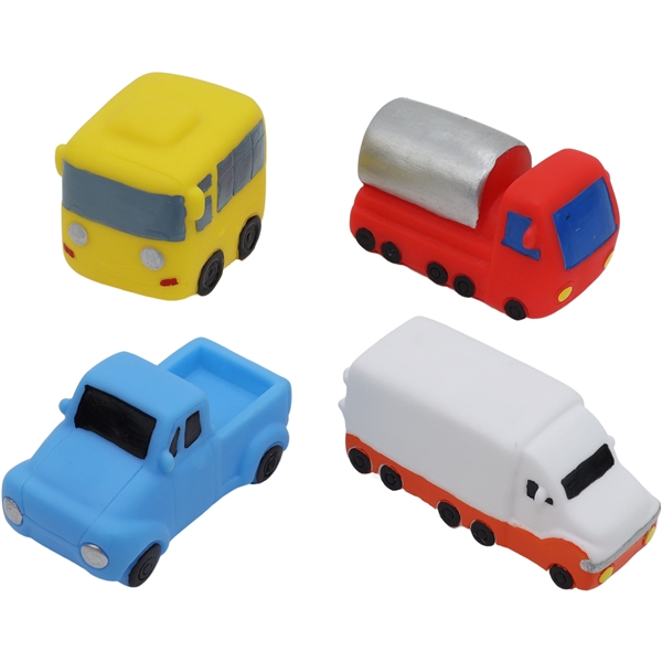 Badleksaker Bilar 4-pack