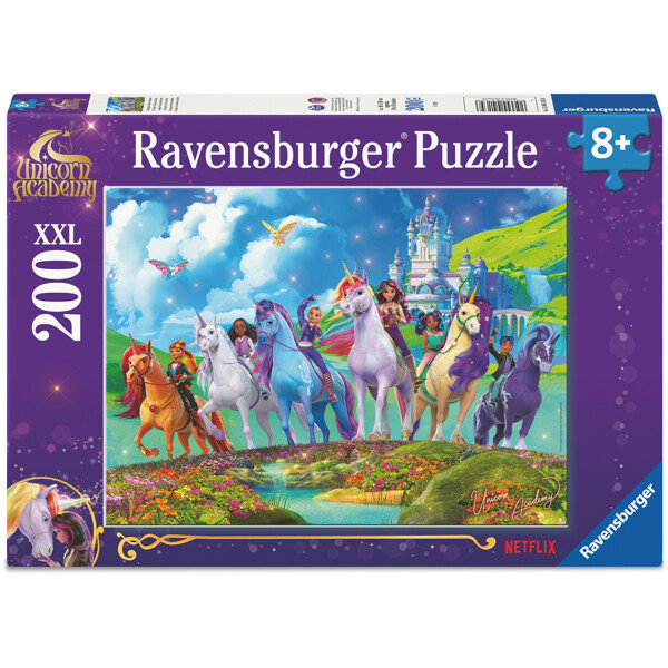Pussel XXL 200 Bitar Unicorn Academy