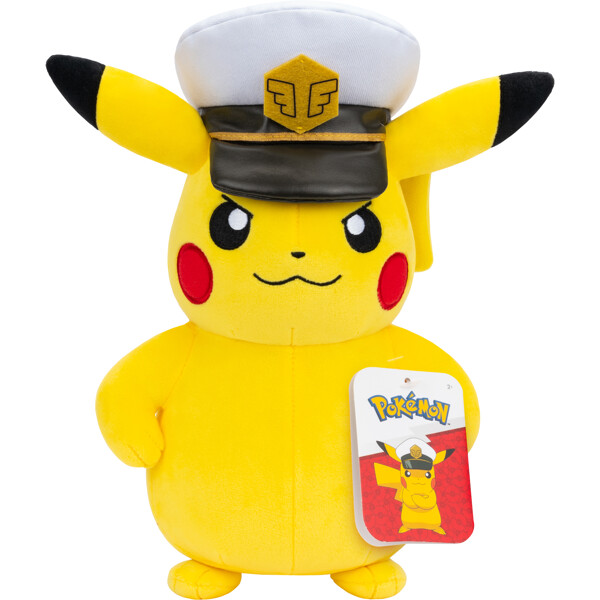Pokémon Plush 20 cm Captain Pikachu