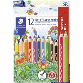 Färgblyertspenna Super Jumbo 12-pack