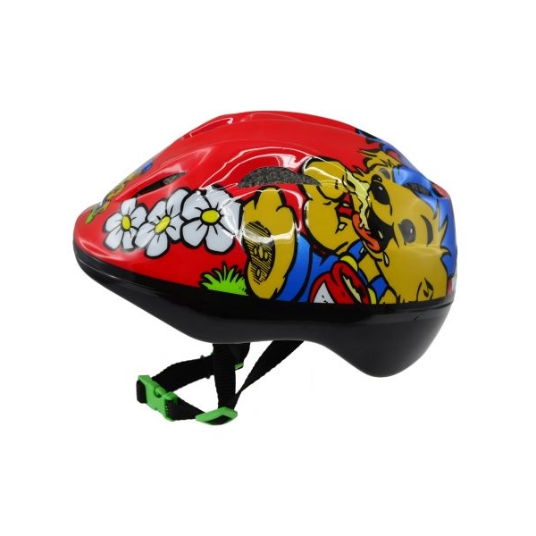 Nordic Hoj Cykelhjälm Bamse Röd
