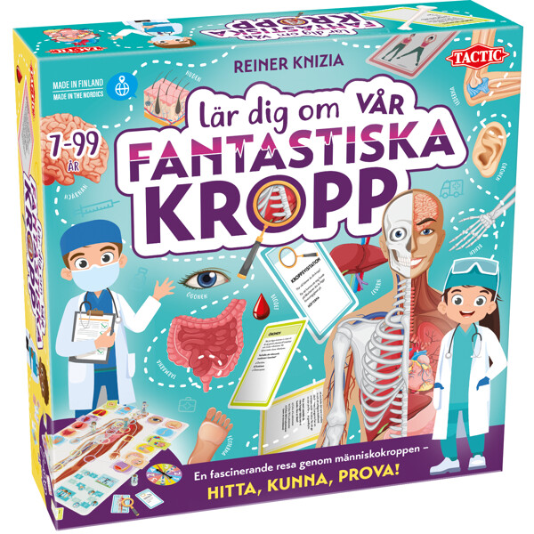 Tactic Vår Fantastiska Kropp Brädspel