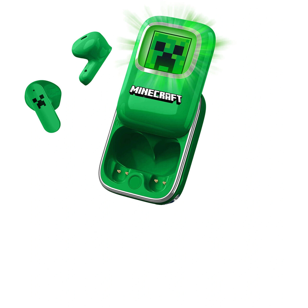 Hörlur Minecraft In-Ear TWS Slide Grön