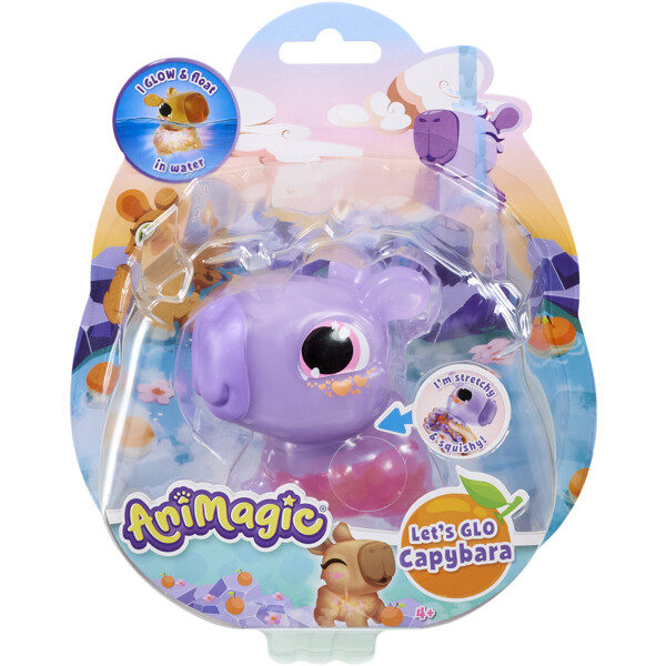 Animagic Let's Glo Capybara Lila