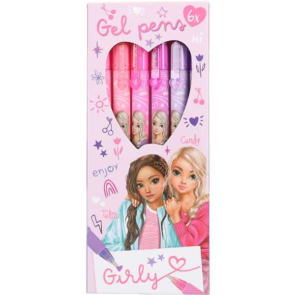 TOPModel Gelpennor Candy, 6-p
