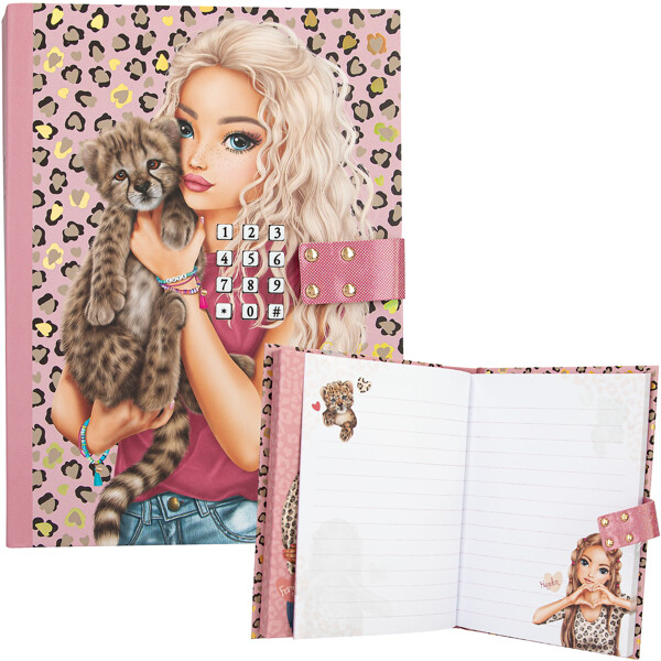 TOPModel Dagbok m. kod och musik LEOHEART