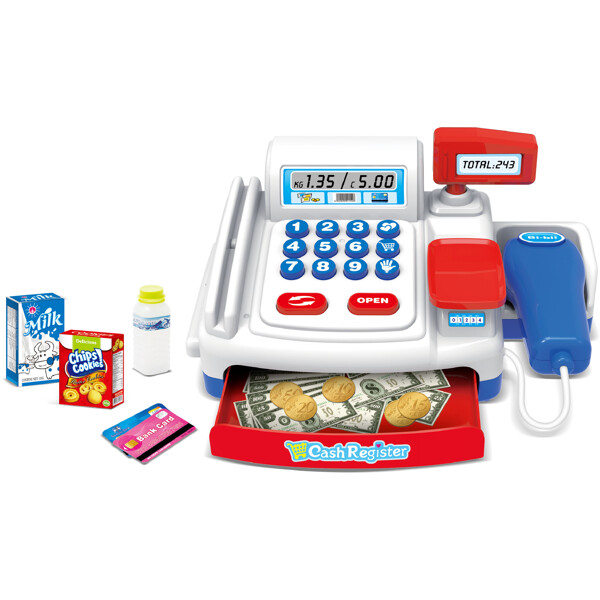 Cash Register With Light And Sound