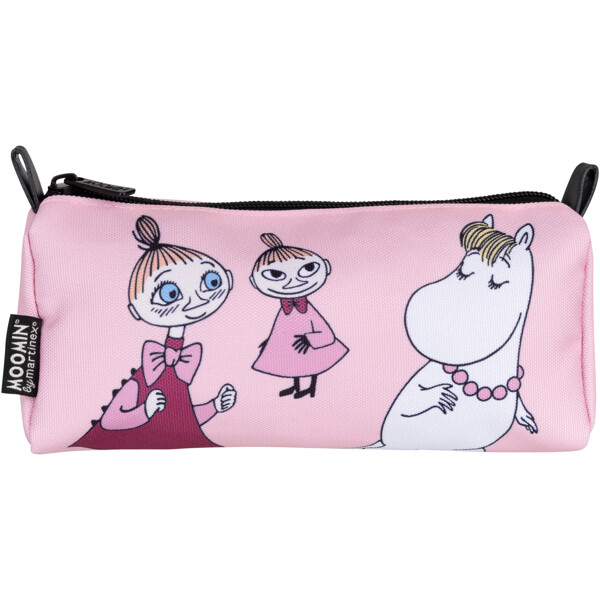 Mumin Ruttu Pennfodral Vänner Rosa