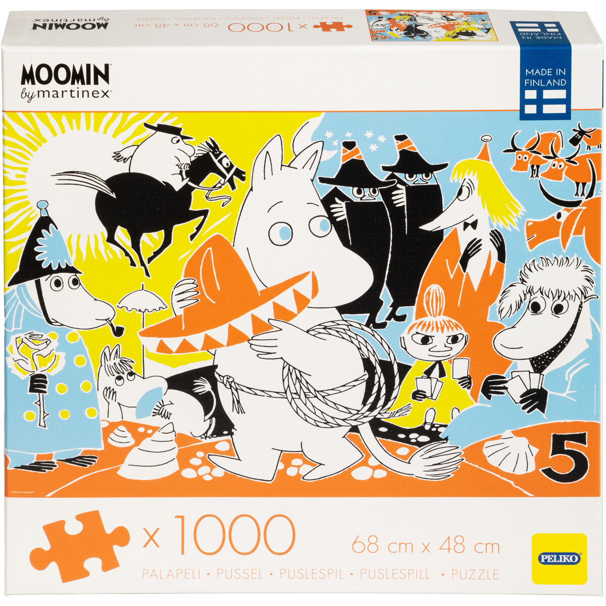 Pussel 1000 Bitar Mumin Cover 5