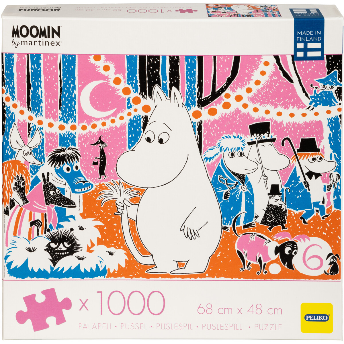 Pussel 1000 Bitar Mumin Cover 6