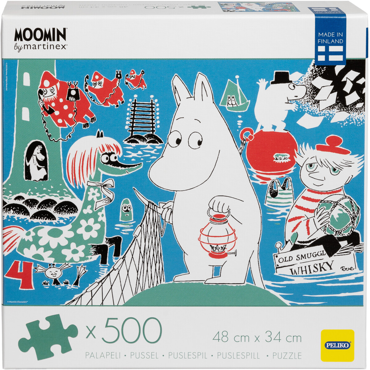 Pussel 500 Bitar Mumin Cover 4