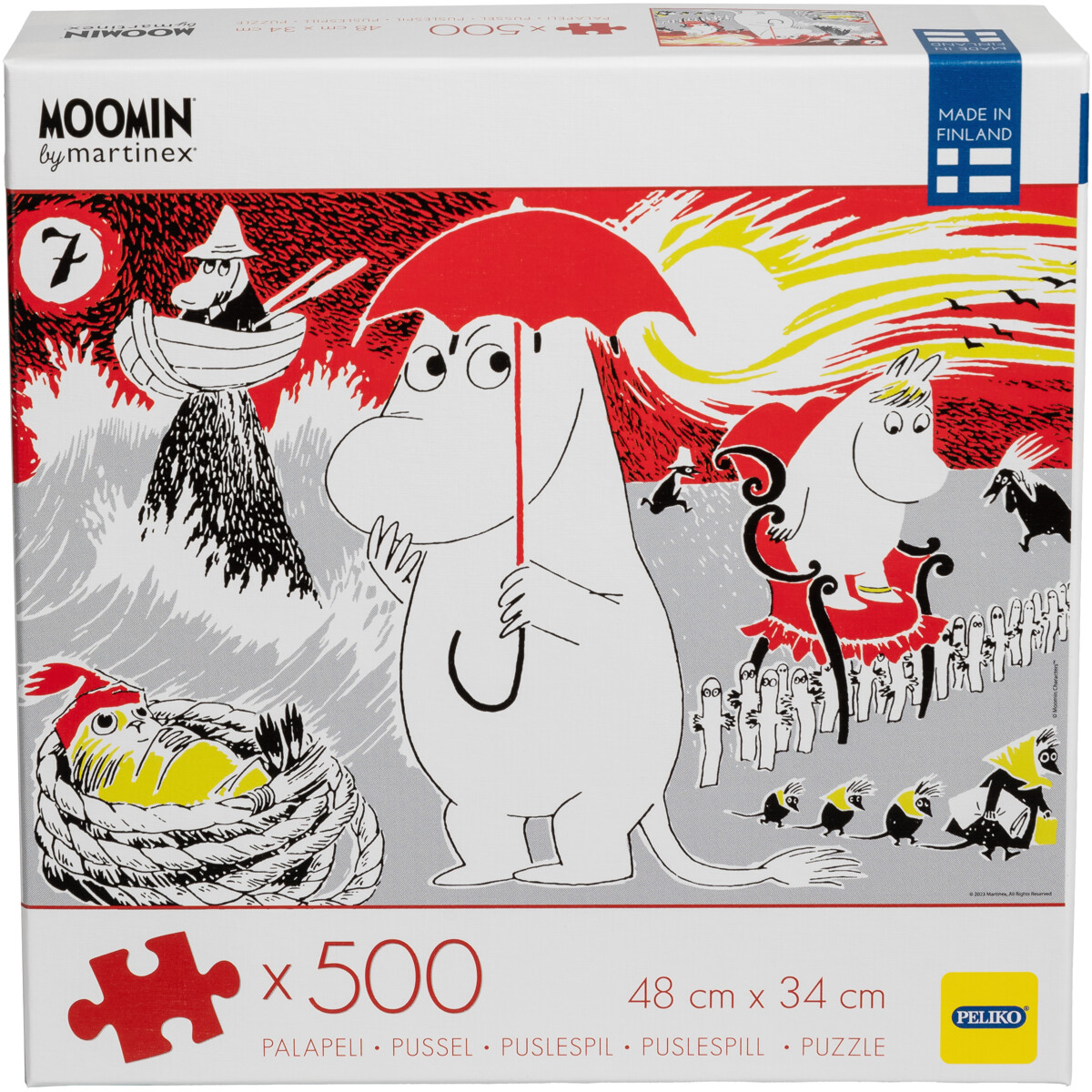 Pussel 500 Bitar Mumin Cover 7