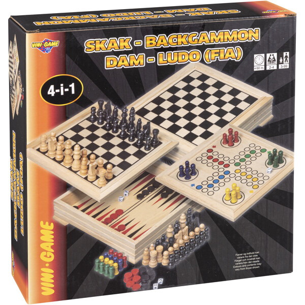 Vini 4-i-1 Träspel