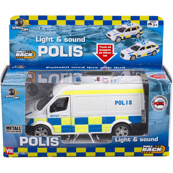 Svensk Polisvan m. Ljus & Ljud