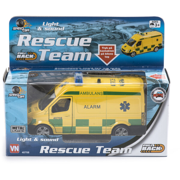 Svensk Ambulans m. Ljus & Ljud