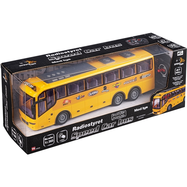 Speed Car R/C Buss 1:30 med Ljus