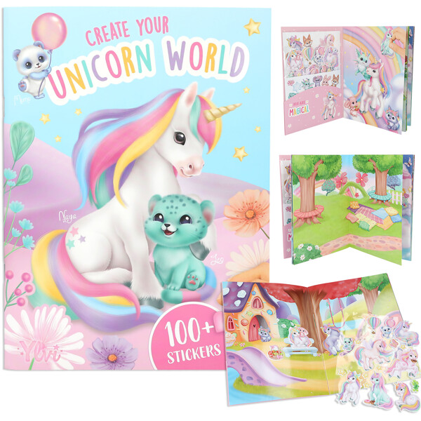 Ylvi Unicorn World Stickersbok